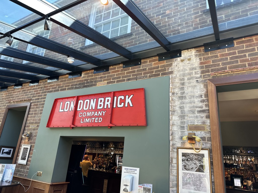 London Brick Company truck tailgate in  Captain Ridley's Hunting Party Wetherspoon in Bletchley, Milton Keynes 