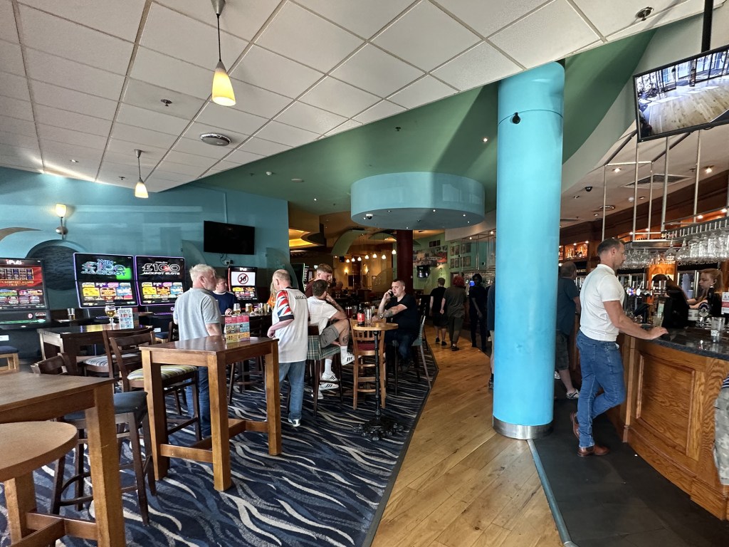 The Moon Under Water Wetherspoon in Milton Keynes interior and bar area
