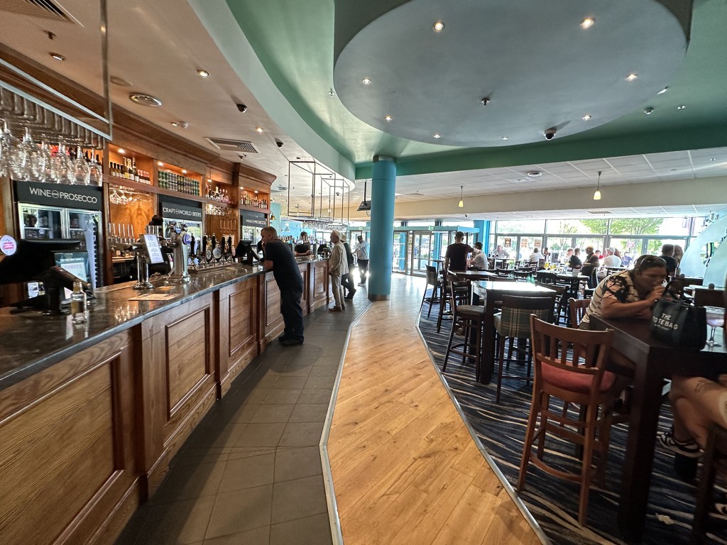 The Moon Under Water Wetherspoon in Milton Keynes interior and bar area