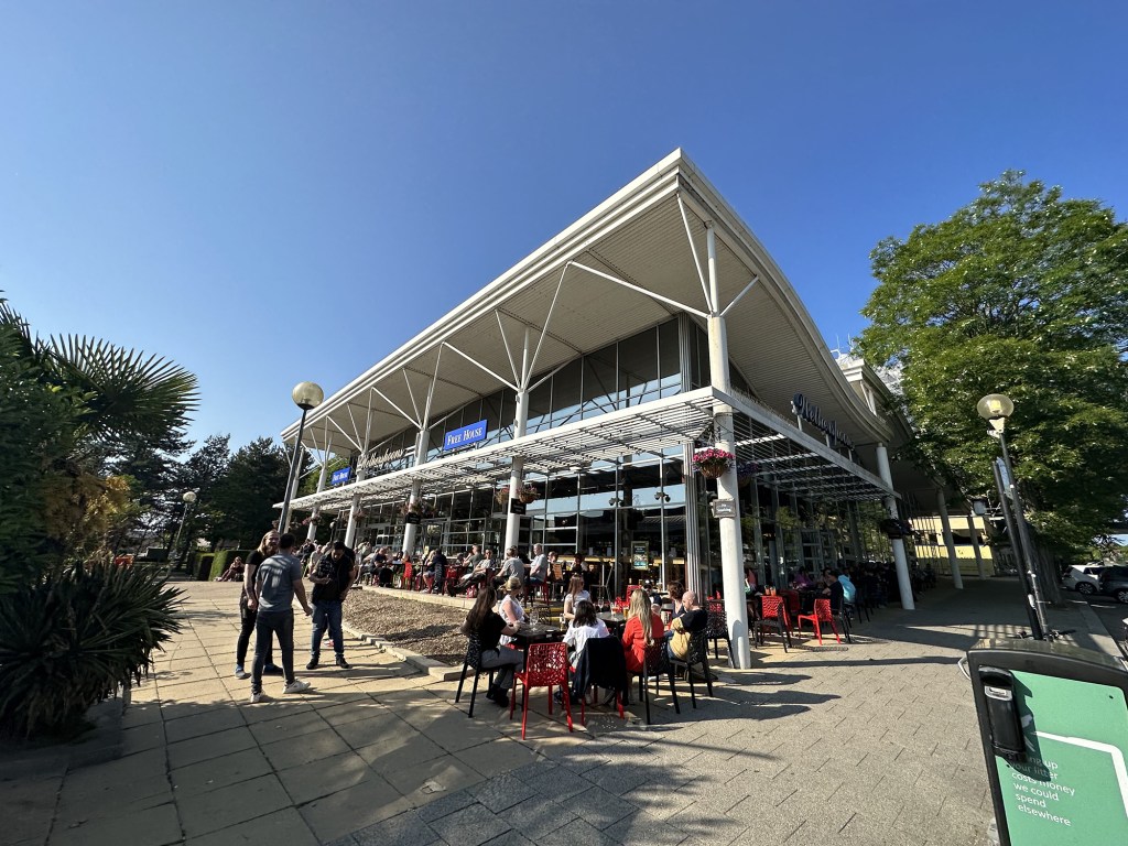 The exterior of Wetherspoons in Milton Keynes.