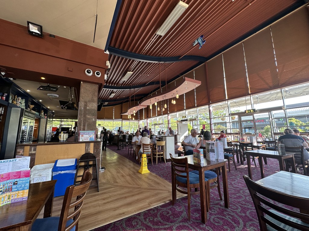 The interior of Wetherspoons in Milton Keynes.